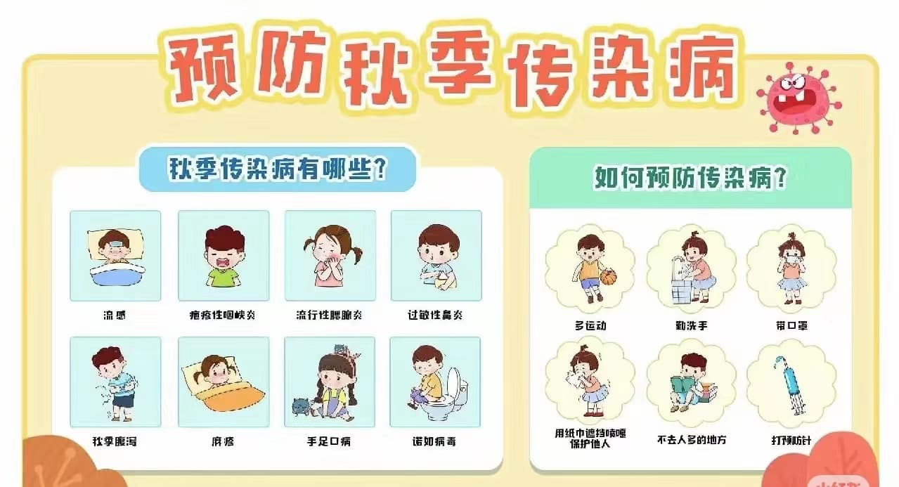 秋季传染病这样防【学校篇】 | 科普时间