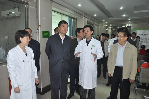 省发改委、财政厅领导来我院调研