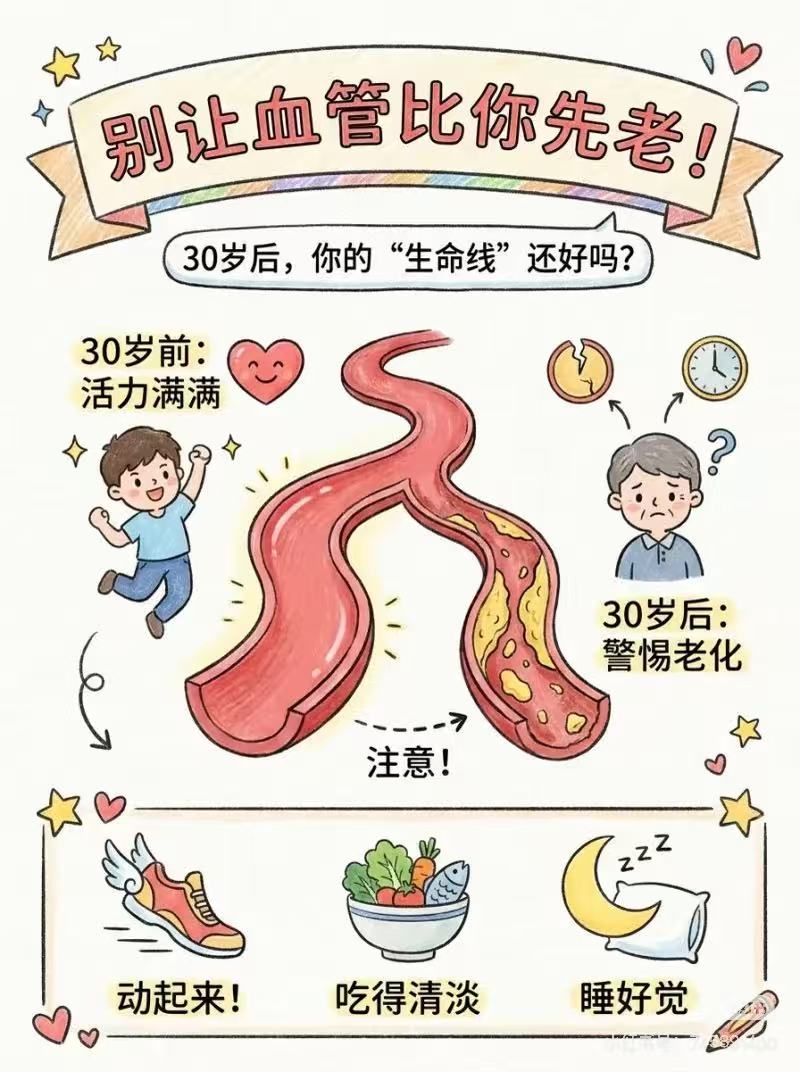 别让血管提前衰老！